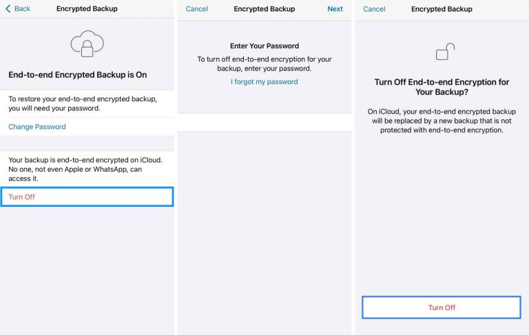 About End-to-End Encrypted Backup of WhatsApp