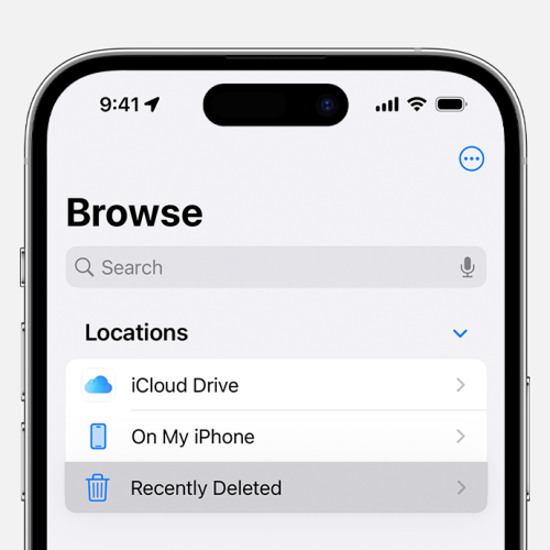 Where Deleted Files Hide Where Deleted Files Hide